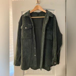 Wild Fable Oversized Green Shacket